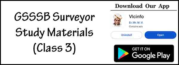 GSSSB Surveyor Study Materials (Class 3)