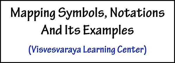 Mapping Symbols, Notations And Its Examples