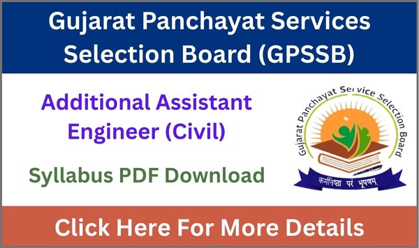 GPSSB AAE Civil Syllabus 2025